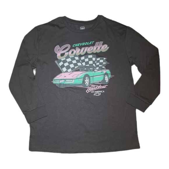art class Other - CHEVROLET Corvette Girl’s Long sleeve Gray T-Shirt Size 10/12